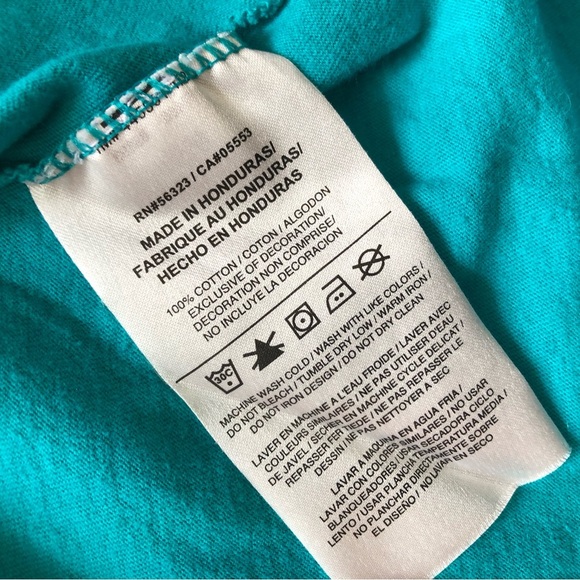 The Nike Tee Live Fast and Kick Ass Tee in Teal Size S - Picture 7 of 9